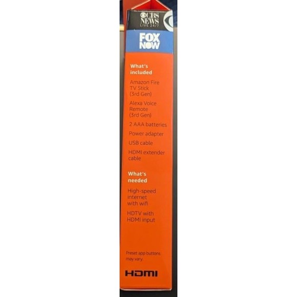 NEW Amazon Fire Stick (3rd Gen) FHD Media Streamer w/Alexa Voice Remote MSRP $40 - Picture 4 of 9